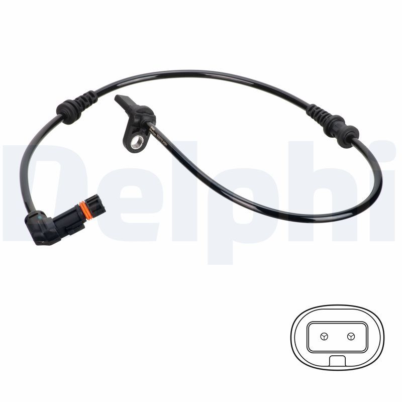 Sensor, Raddrehzahl DELPHI SS20775