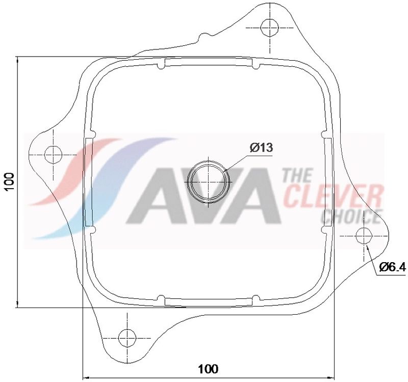Ölkühler, Motoröl AVA QUALITY COOLING HD3343