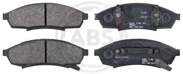 Bremsbelagsatz Bremsbeläge A.B.S. 38376