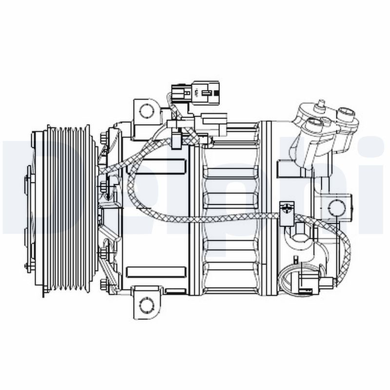 Kompressor, Klimaanlage DELPHI CS20477