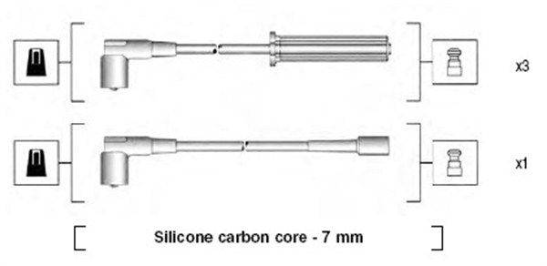 Zündleitungssatz MAGNETI MARELLI 941365080931