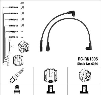 Zündleitungssatz NGK 6024