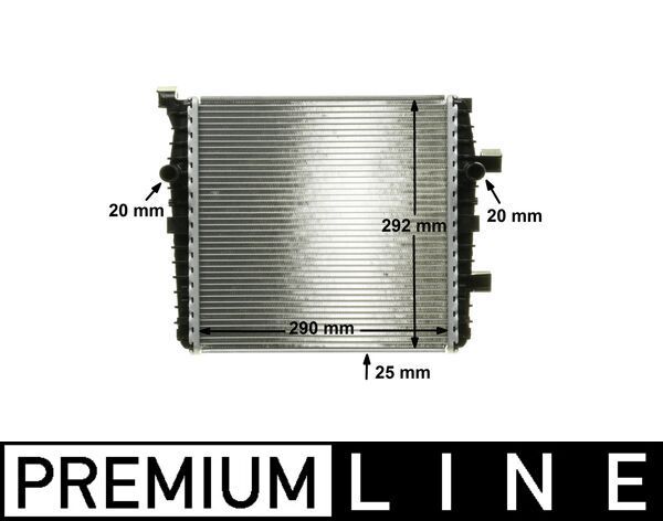 Kühler, Motorkühlung MAHLE CR1028000P