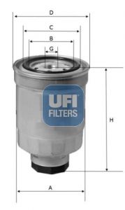 Kraftstofffilter UFI 24.446.01