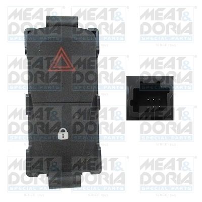 Warnblinkschalter MEAT & DORIA 23645