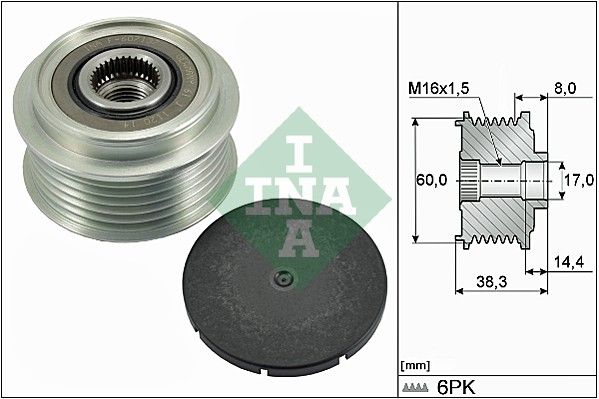 Generatorfreilauf INA 535028910