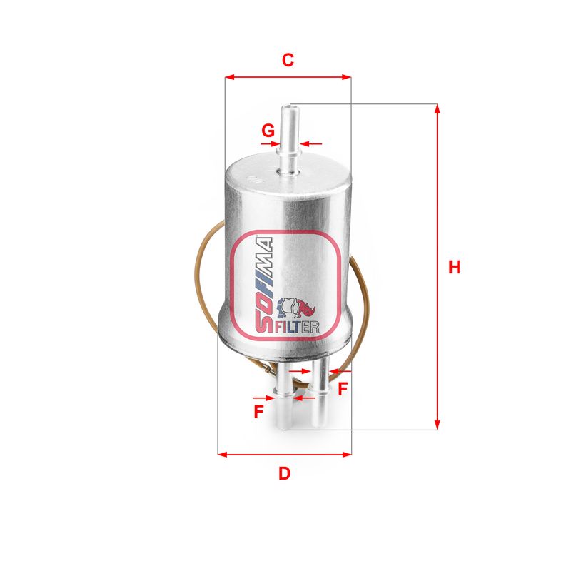 Kraftstofffilter SOFIMA S 1853 B