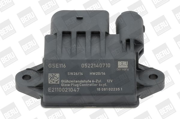 Steuergerät, Glühzeit BERU GSE116