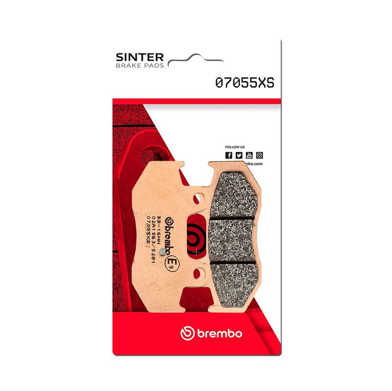 Bremsbelagsatz, Scheibenbremse BREMBO 07055XS