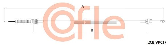 Seilzug Schaltgetriebe COFLE 2CB.VK017
