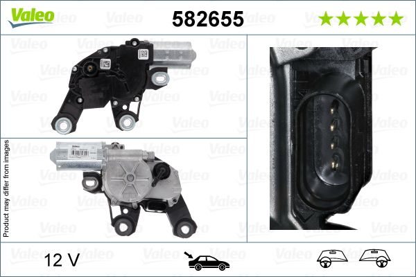Wischermotor VALEO 582655