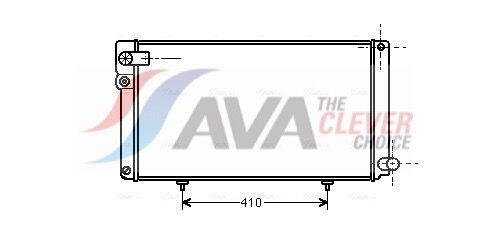 Kühler, Motorkühlung AVA QUALITY COOLING PE2042