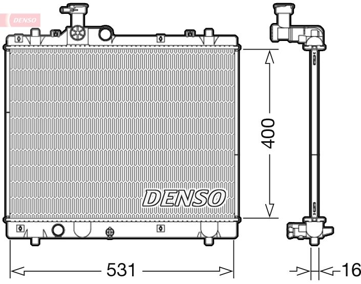 Kühler, Motorkühlung DENSO DRM47034