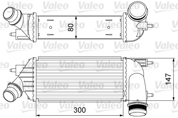 Ladeluftkühler VALEO 818583