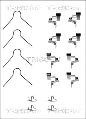 Zubehörsatz Scheibenbremsbelag TRISCAN 8105 131052