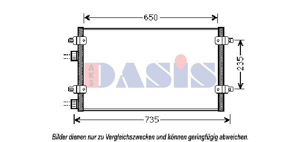 Kondensator, Klimaanlage AKS DASIS 302004N