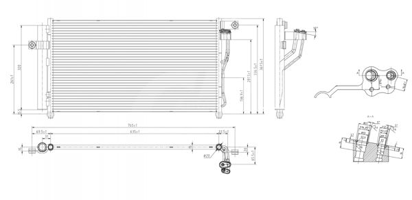 Kondensator, Klimaanlage HART 610 258