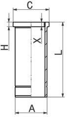 Zylinderlaufbuchse KOLBENSCHMIDT 89920110