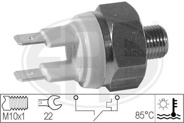 Temperaturschalter, Kühlmittelwarnlampe ERA 330159