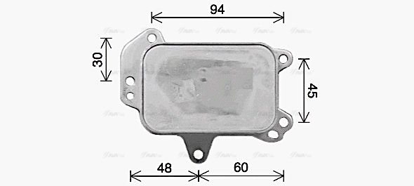Ölkühler, Motoröl AVA QUALITY COOLING pe3424