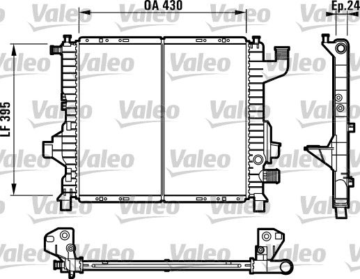 Kühler, Motorkühlung VALEO 732819