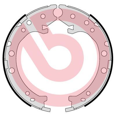 Bremsbackensatz, Feststellbremse BREMBO S 28 519