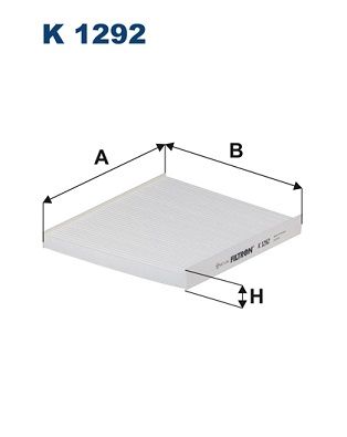 Filter, kupéventilation FILTRON K 1292