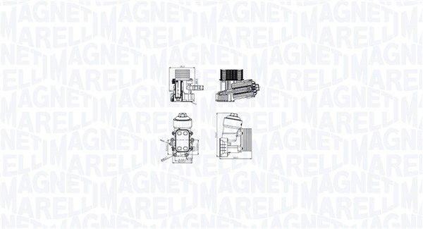 Ölkühler MAGNETI MARELLI 350300003400