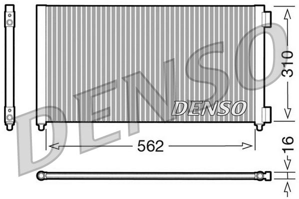 Kondensator, Klimaanlage DENSO DCN09102