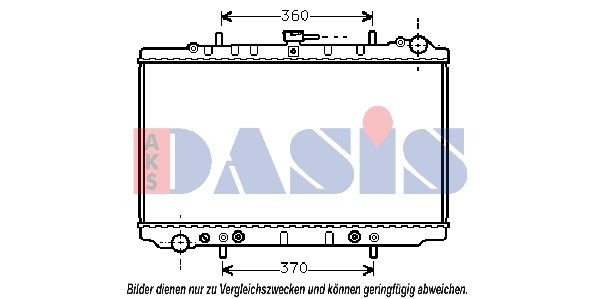 Kühler, Motorkühlung AKS DASIS 071790N