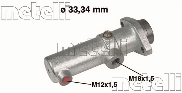 Hauptbremszylinder METELLI 05-0157