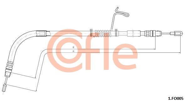 Seilzug Feststellbremse COFLE 1.FO005