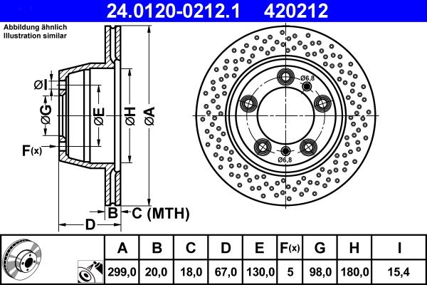 Bremsscheibe ATE 24.0120-0212.1
