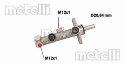Hauptbremszylinder METELLI 05-1124