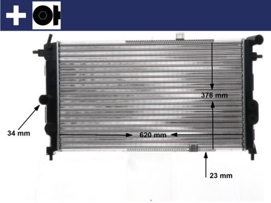 Kühler, Motorkühlung MAHLE CR438000S