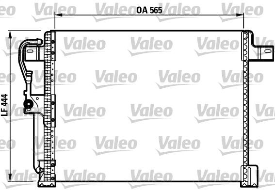 Kondensator, Klimaanlage VALEO 817023