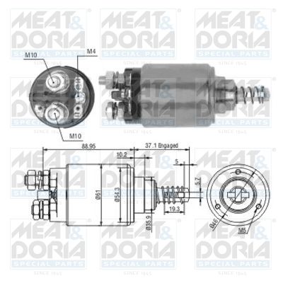 Magnetschalter, Starter MEAT & DORIA 46192