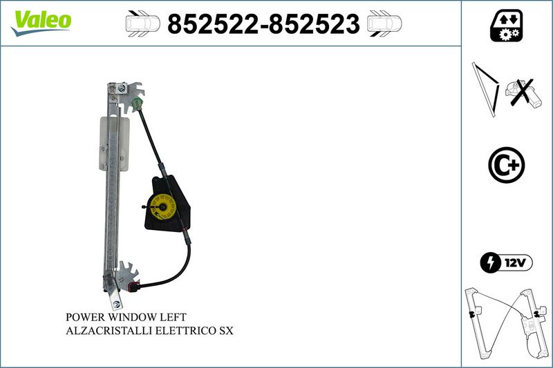 Fensterheber VALEO 852523
