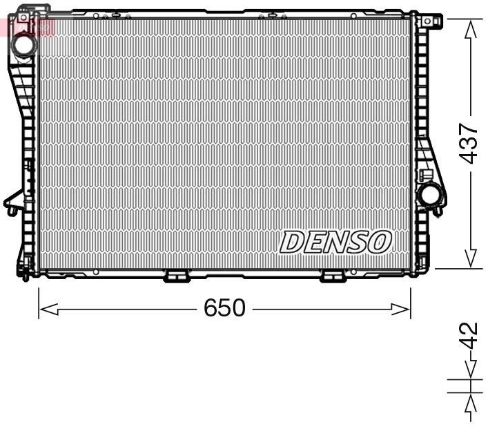 Kühler, Motorkühlung DENSO DRM05048