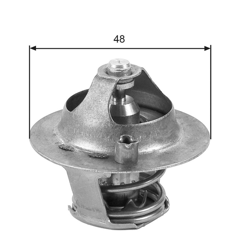 Thermostat, Kühlmittel GATES TH39374G1