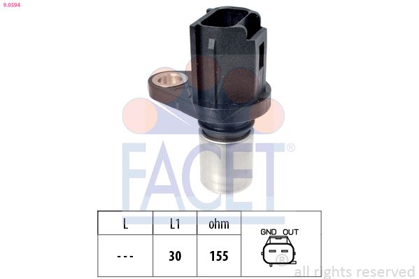 Kurbelwellensensor FACET 9.0594