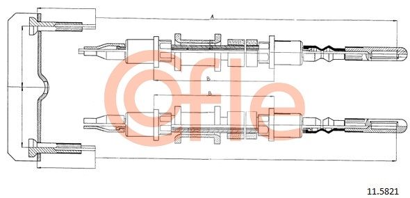 Seilzug, Feststellbremse COFLE 11.5821