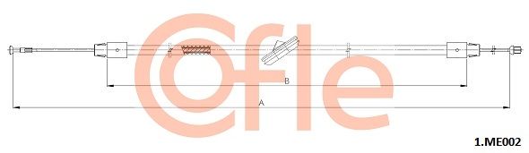 Seilzug Feststellbremse COFLE 1.ME002