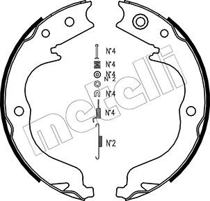 Bremsbackensatz, Feststellbremse METELLI 53-0268K