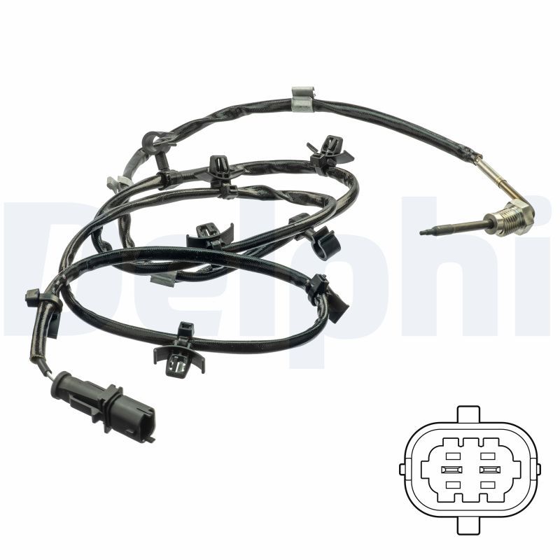 Sensor, Abgastemperatur DELPHI TS30244
