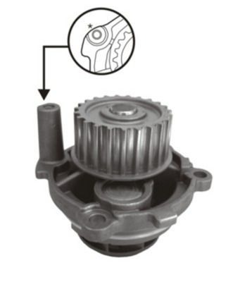 Wasserpumpe, Motorkühlung MAHLE CP8000S