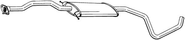 Mittelschalldämpfer BOSAL 285-953