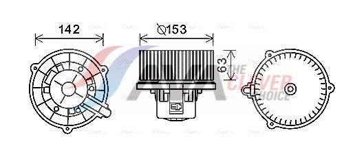 Innenraumgebläse AVA QUALITY COOLING HY8398
