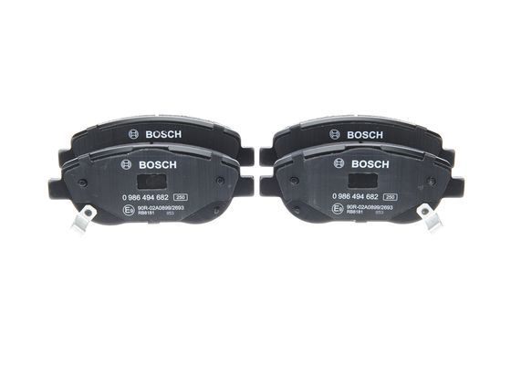 Bremsbelagsatz, Scheibenbremse BOSCH 0986494682