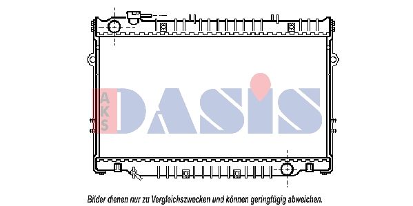 Kühler, Motorkühlung AKS DASIS 213420N